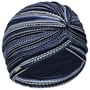 Turbante de Malha Multicolour by Seeberger azul