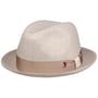 Chapéu Herringbone Player by Alfonso D’Este branco creme - bege