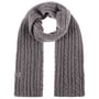 Cachecol Cable Knit Merino z by Gebeana cinzento