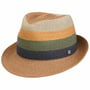 Chapéu de Cânhamo Colour Blocks Trilby by Lierys cáqui
