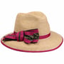 Chapéu de Ráfia Acavana Traveller by bedacht natureza - rosa