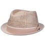 Chapéu de Linho Garona Check Player by Lierys bege