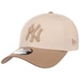 Boné MLB Twotone Cotton Yankees by New Era branco creme - bege