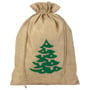 Saco de Presente Christmas Tree 30 cm x 40 cm natureza