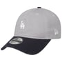 Boné Mini Logo Washed Dodgers by New Era cinzento