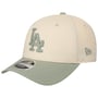 Boné 9Forty Dodgers Side Script by New Era branco creme