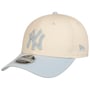 Boné 9Forty Side Script Yankees by New Era branco creme