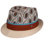 Chapéu de Tecido Benita Dots Trilby by Lierys bege - azul