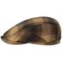 Boné Plano Italian Wool Check Driver by Stetson bege - preto