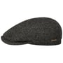 Boné Plano Herringbone Tweed Driver by Stetson cinzento - manchado