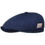 Boné Plano 6 Panel Quilted Cotton by Stetson azul marinho