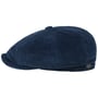Boné Plano 8 Panel Corduroy by JJ Hats azul marinho