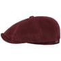 Boné Plano 8 Panel Corduroy by JJ Hats bordeaux