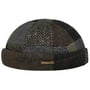 Gorro Docker Wool Mix Patchwork by Stetson preto - cinzento