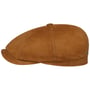 8-Panel Cap Goat Suede by JJ Hats castanho claro