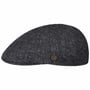 Boné Plano Wool Herringbone Duck by Balmoral cinzento - preto