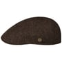 Boné Plano Wool Herringbone Duck by Balmoral castanho - preto