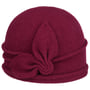Gorro de Lã Fresada Jorina by Seeberger framboesa
