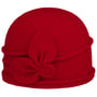 Gorro de Lã Fresada Jorina by Seeberger vermelho