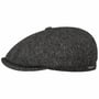 Boné Plano Hatteras Herringbone Tweed by Stetson antracite - manchado