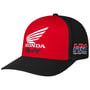Boné Honda Racing Flexfit by FOX preto - vermelho