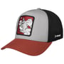 Boné Camionista Tom & Jerry Cat by Capslab preto - vermelho
