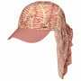 Bandana com Viseira Solacer Floral by Barts cor-de-rosa
