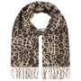 Cachecol com Franjas Soft Leo by Fraas bege - preto