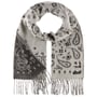 Cachecol com Franjas Soft Paisley by Fraas antracite - cinza