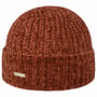 Gorro com Bainha Chenille by Seeberger castanho