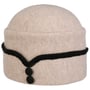 Gorro de Lã Fresada Sevina by Seeberger bege - preto