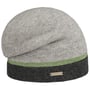 Gorro de Lã Shiny Stripe Headsock by Seeberger cinzento