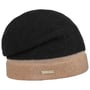 Gorro de Lã Shiny Stripe Headsock by Seeberger preto