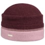 Gorro de Lã Fresada Shiny Stripe by Seeberger bordeaux
