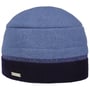 Gorro de Lã Fresada Shiny Stripe by Seeberger azul