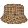 Chapéu de Tecido Tweed Bucket by Seeberger bege