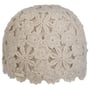 Gorro Feminino Flower Crochet by Seeberger cinzento claro