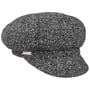 Boné Newsboy Tweedy by Seeberger preto - branco