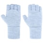 Luvas Alova Soft Fingerless by Seeberger azul claro