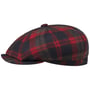 Boné Plano Kyoto Classic Check by Alfonso D’Este azul marinho - vermelho