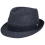 Chapéu de Lã Tweed Trilby by Lierys azul manchado
