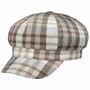 Boné Newsboy Rideca Check by Lipodo azul claro