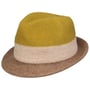 Chapéu de Lã Moída Tricolour Trilby by Lipodo mostarda