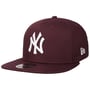 9Fifty Leagues Ess MRNWHI Yankees Cap by New Era bordeaux