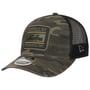 9Forty Camo MC AF Trucker Cap by New Era azeitona