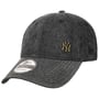 9Twenty Washed Denim Pin Yankees Cap by New Era preto