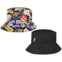 Chapéu Reversível Adman Bucket by Kangol preto