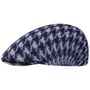 Boné Plano Houndstooth 507 by Kangol azul - cinzento