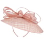 Fascinador Chess Sinamay Saucer by McBURN rosa