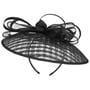 Fascinador Chess Sinamay Saucer by McBURN preto